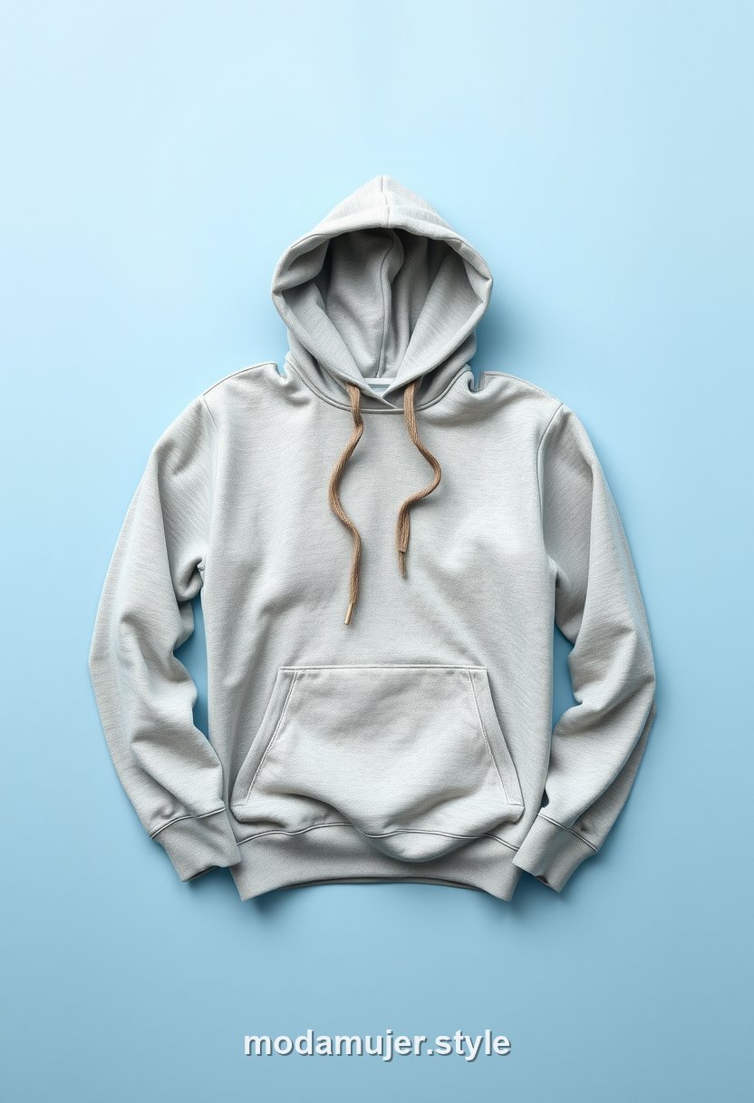 Sudadera juvenil en color neutro