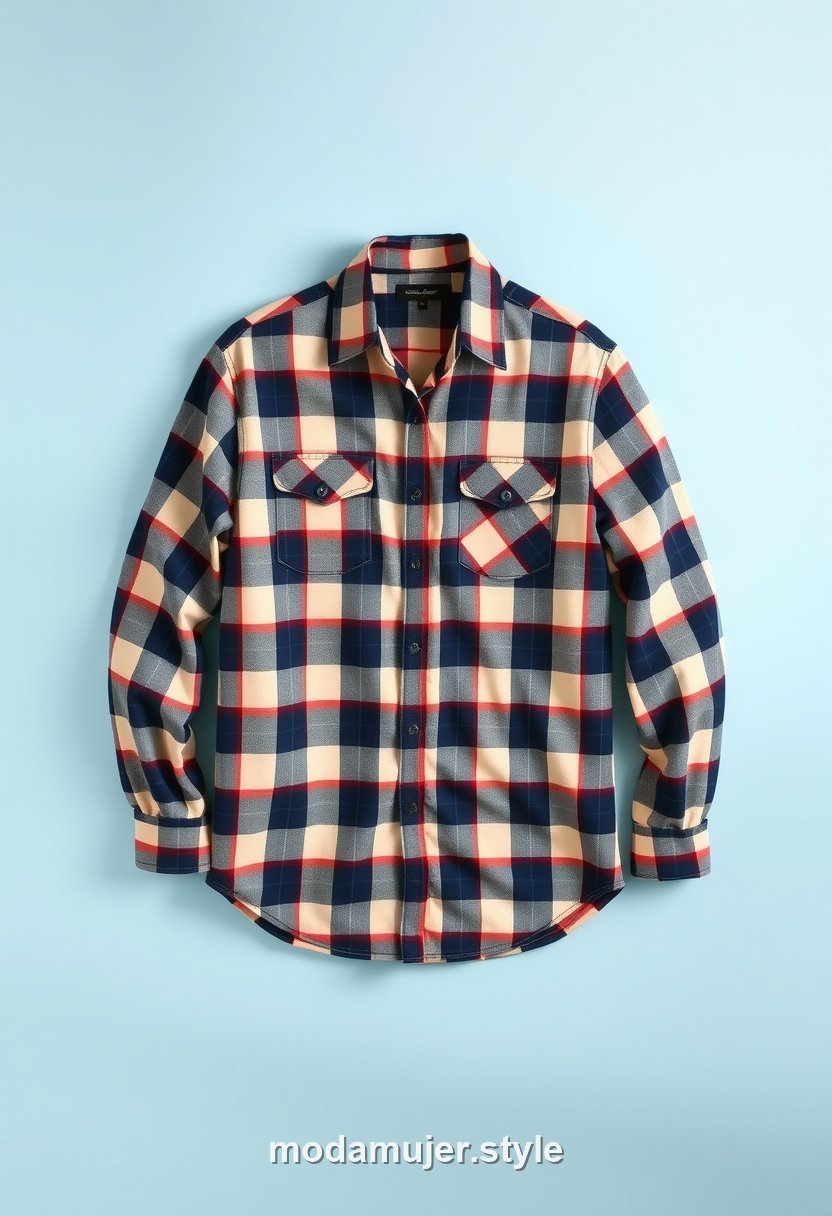 Camisa oversize de cuadros