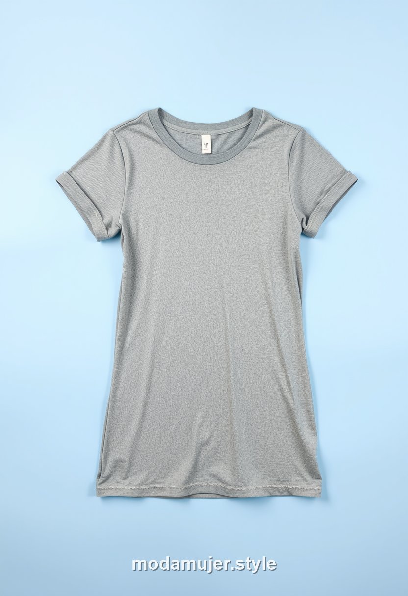 Vestido tipo camiseta cómodo