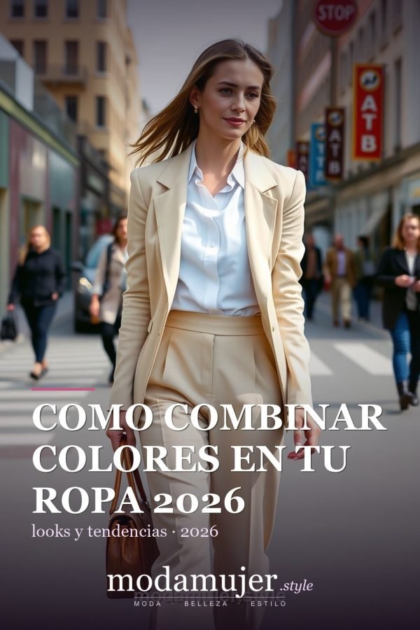 Como combinar colores en tu ropa 2026: 10 combinaciones que siempre aciertan
