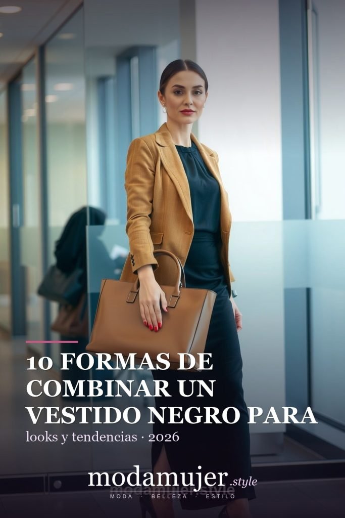 10 formas de combinar un vestido negro para diferentes ocasiones (2026) - ModaMujer
