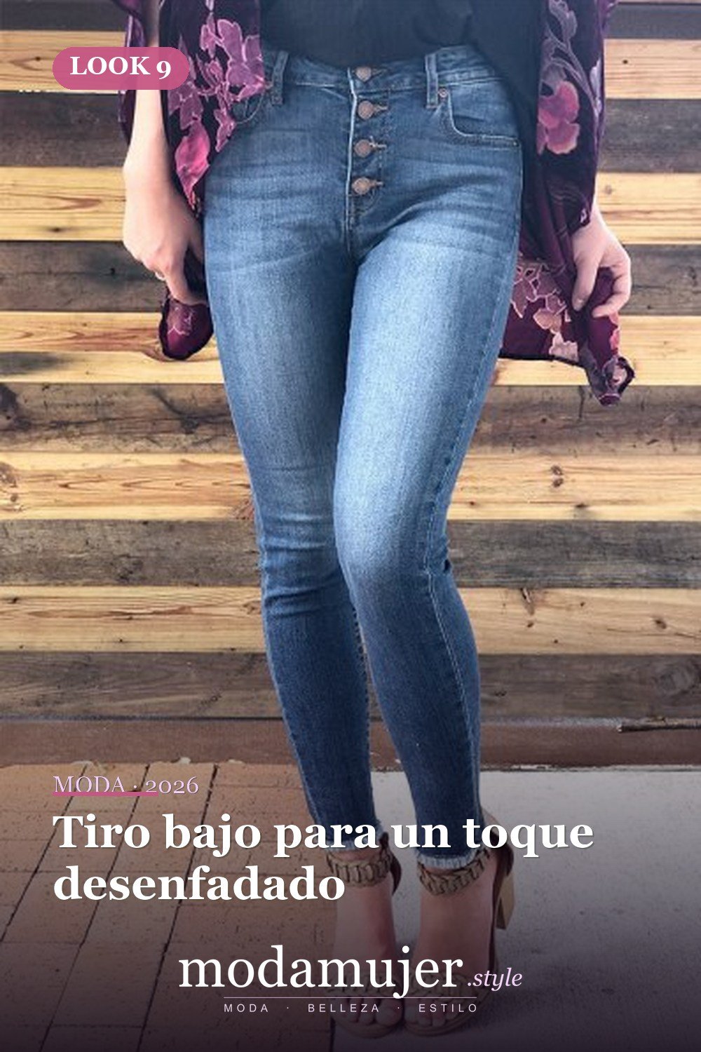 Tiro bajo para un toque desenfadado — Cómo combinar jeans con botones: las 13 mejores ideas para vestir para mujer