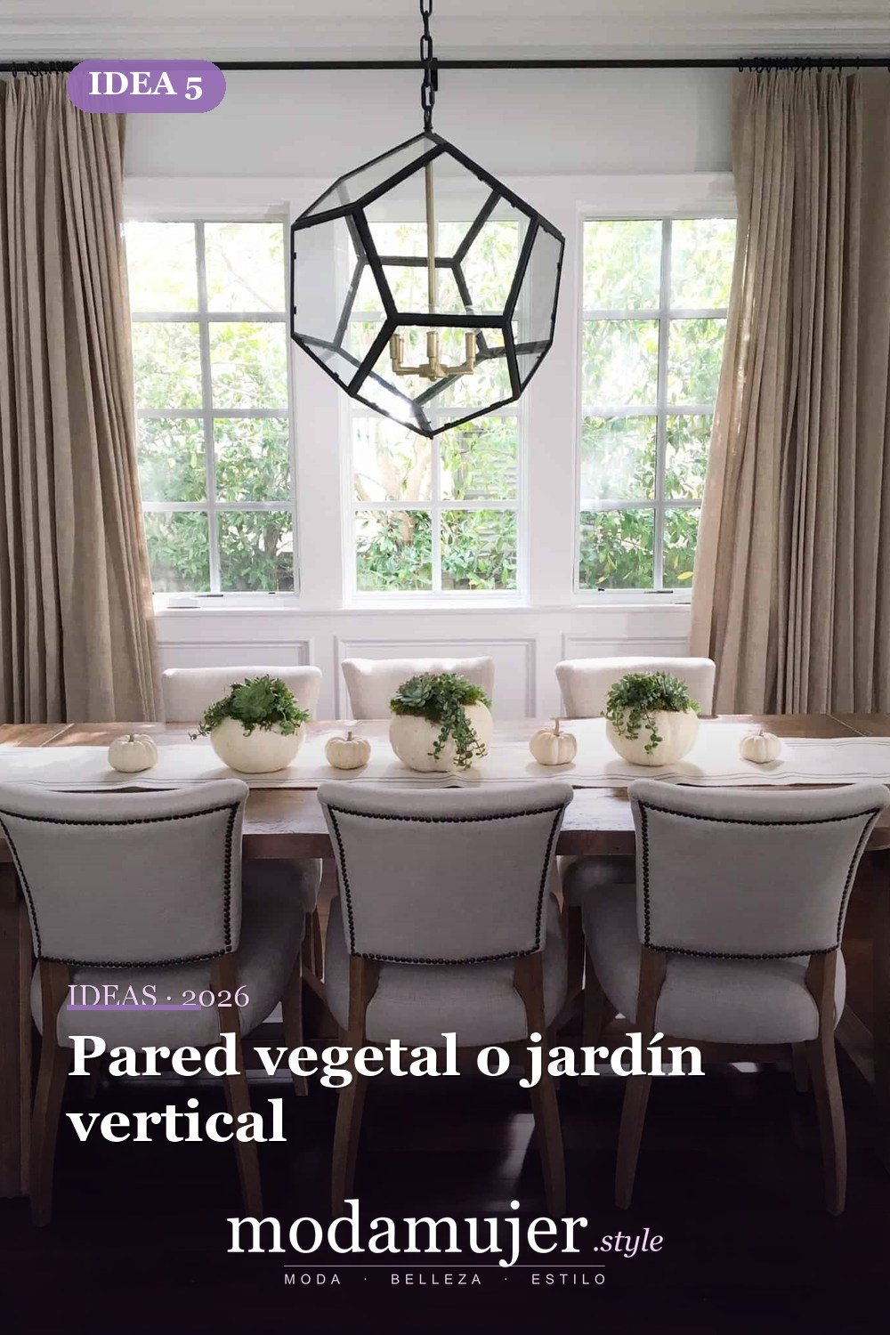 Pared vegetal o jardín vertical — Ideas de decoración encantadoras llenas de vegetación
