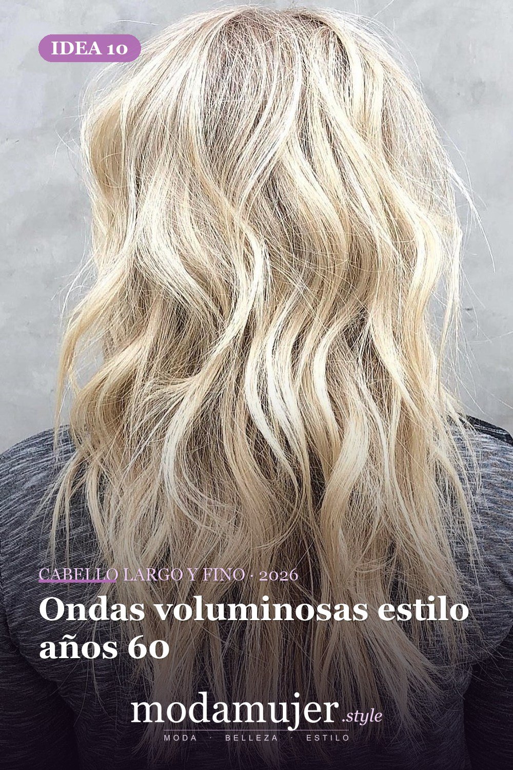 Ondas voluminosas estilo años 60