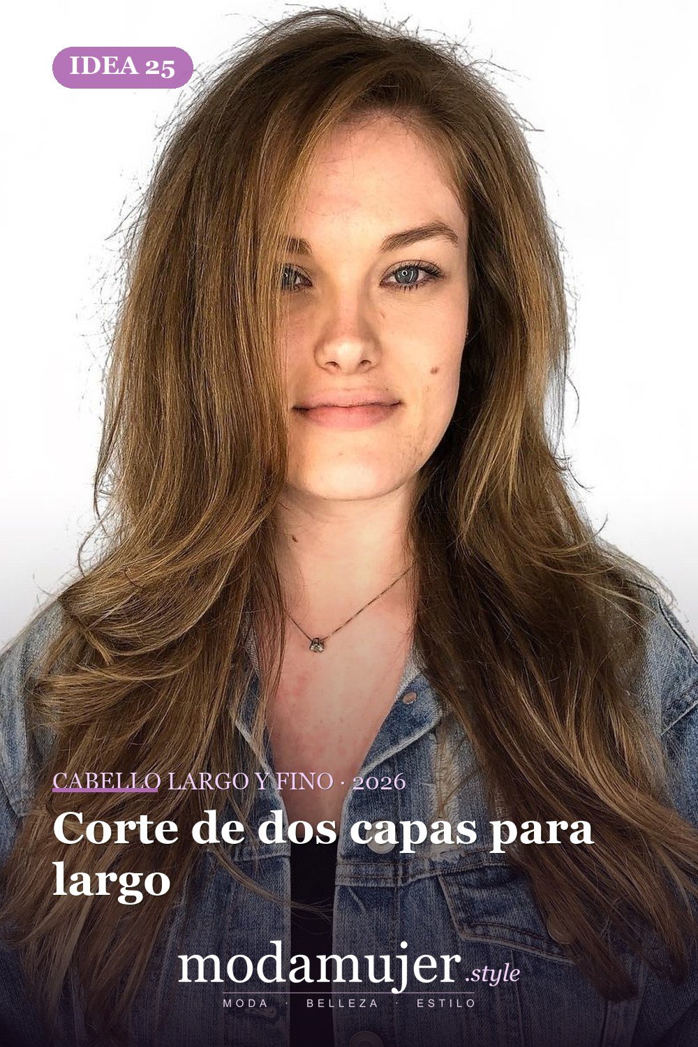 Corte de dos capas para largo