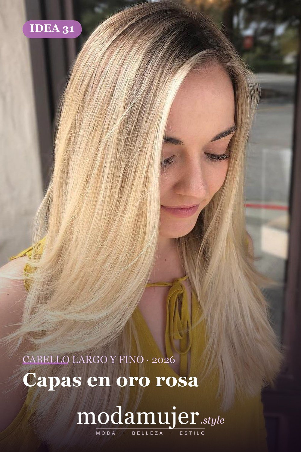 Capas en oro rosa
