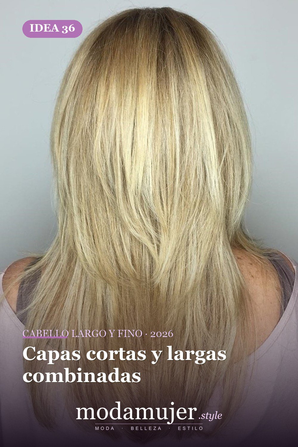 Capas cortas y largas combinadas