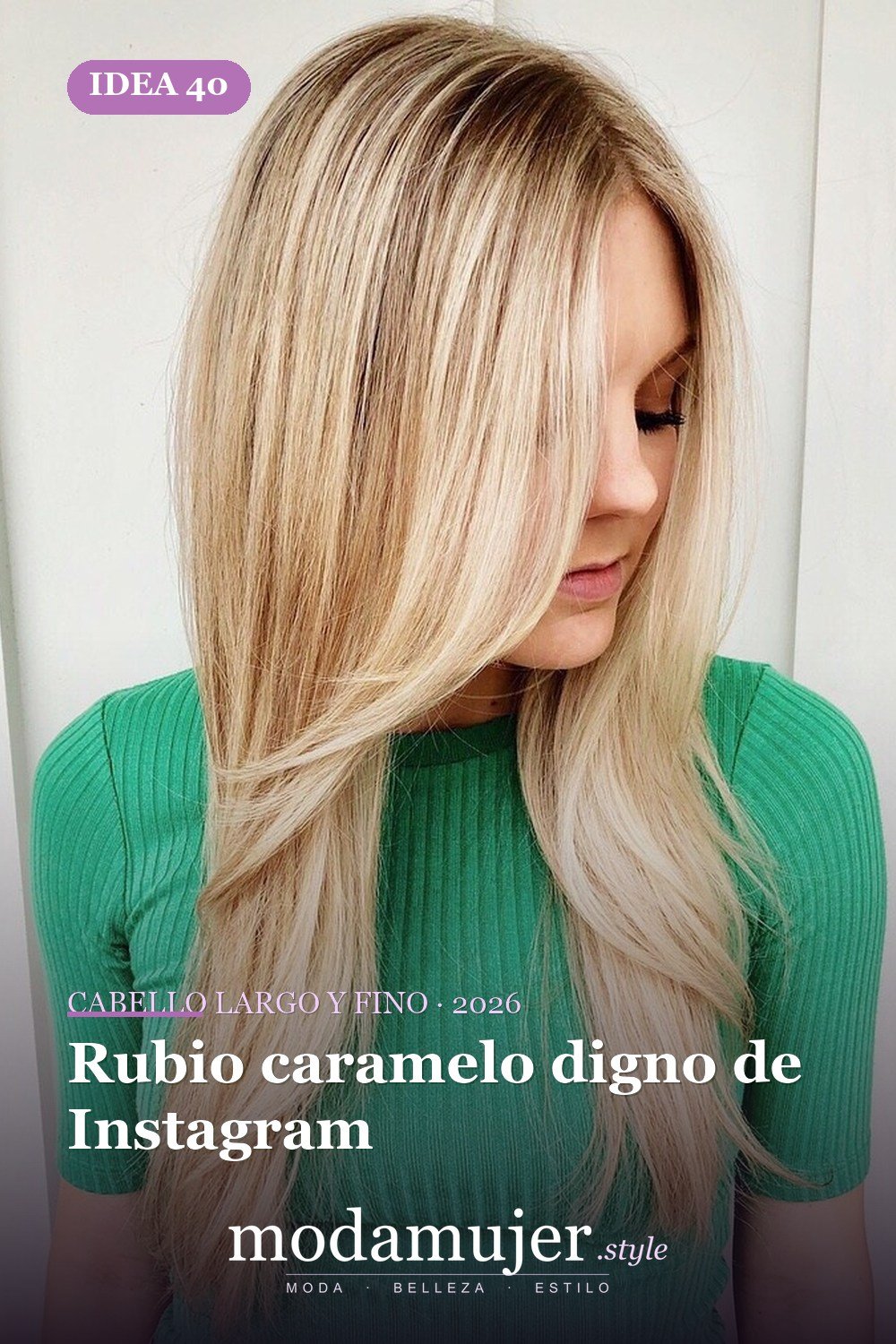 Rubio caramelo digno de Instagram