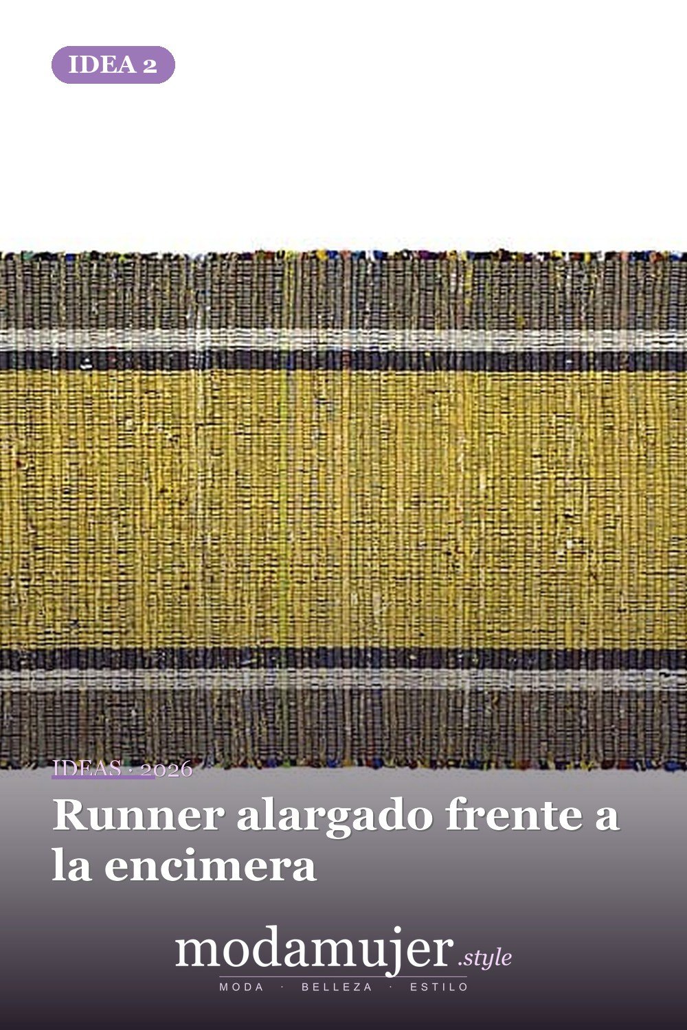 Runner alargado frente a la encimera — Cree un poco de comodidad adicional con estas 40 alfombras de cocina