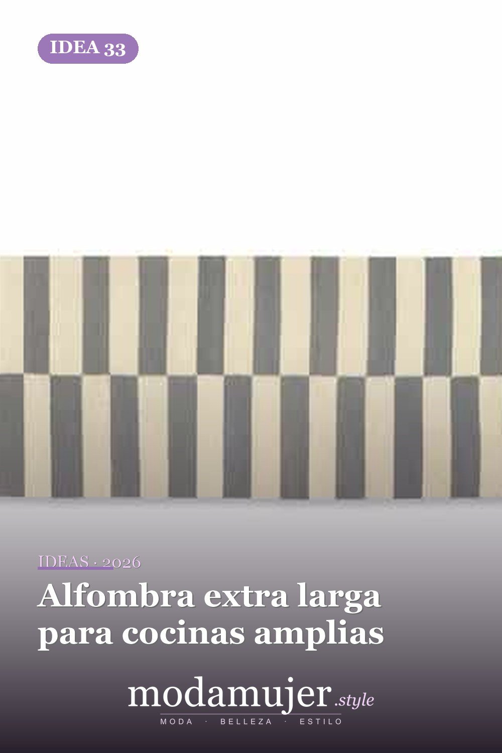 Alfombra extra larga para cocinas amplias — Cree un poco de comodidad adicional con estas 40 alfombras de cocina