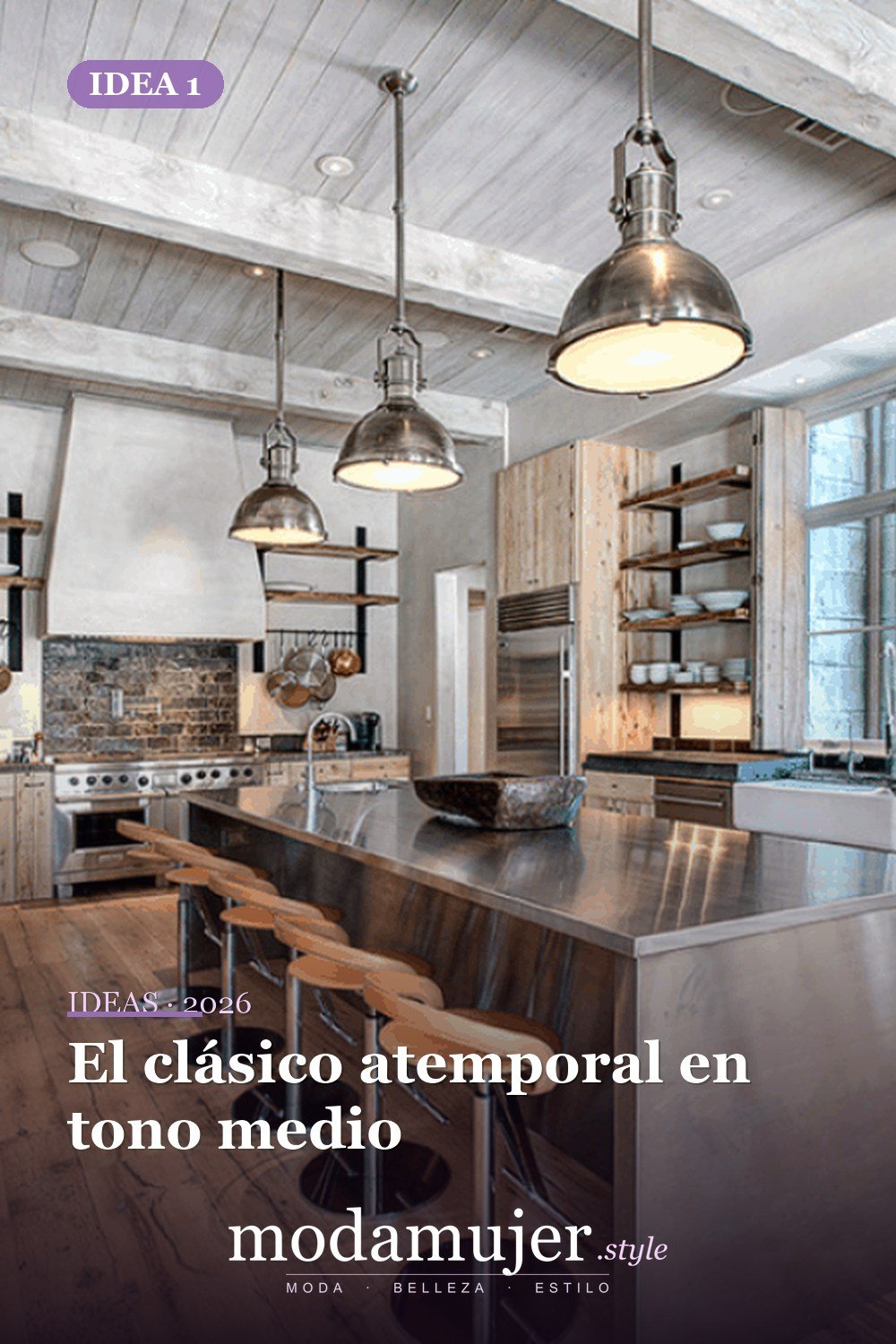 El clásico atemporal en tono medio — Diseños de pisos de madera que actualmente son tendencia