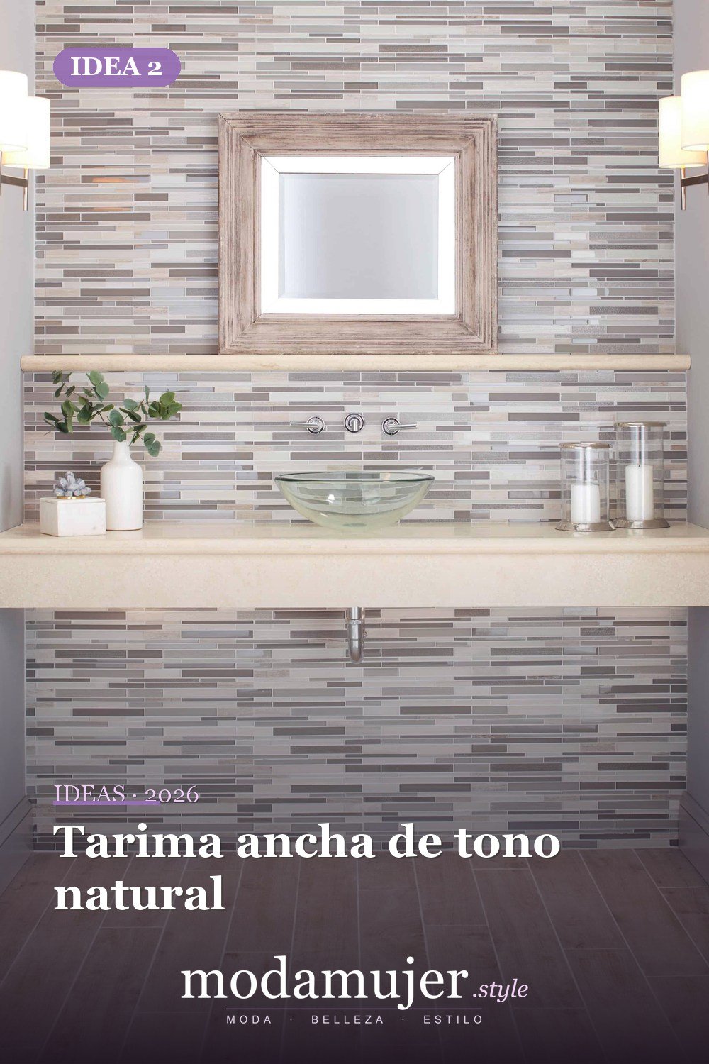 Tarima ancha de tono natural — Diseños de pisos de madera que actualmente son tendencia