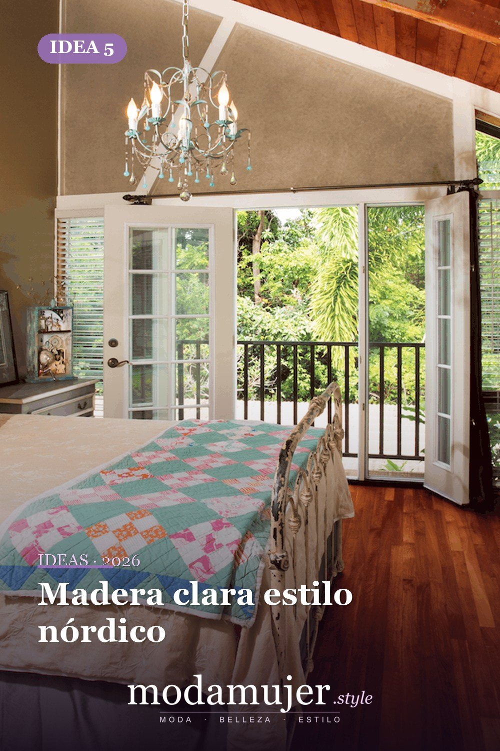 Madera clara estilo nórdico — Diseños de pisos de madera que actualmente son tendencia