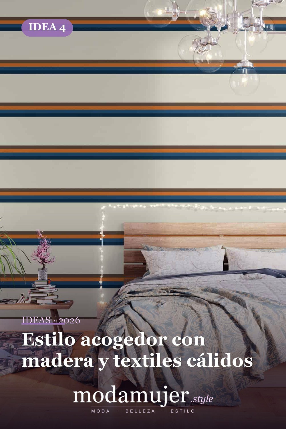 Estilo acogedor con madera y textiles cálidos — Ideas creativas de renovación de dormitorio en el sótano Estilo acogedor con madera y textiles cálidos — Ideas creativas de renovación de dormitorio en el sótano