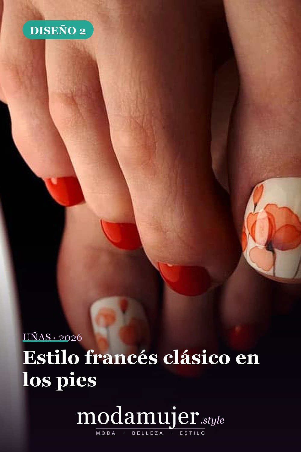 Estilo francés clásico en los pies — Ideas de pedicura para tus fabulosas uñas
