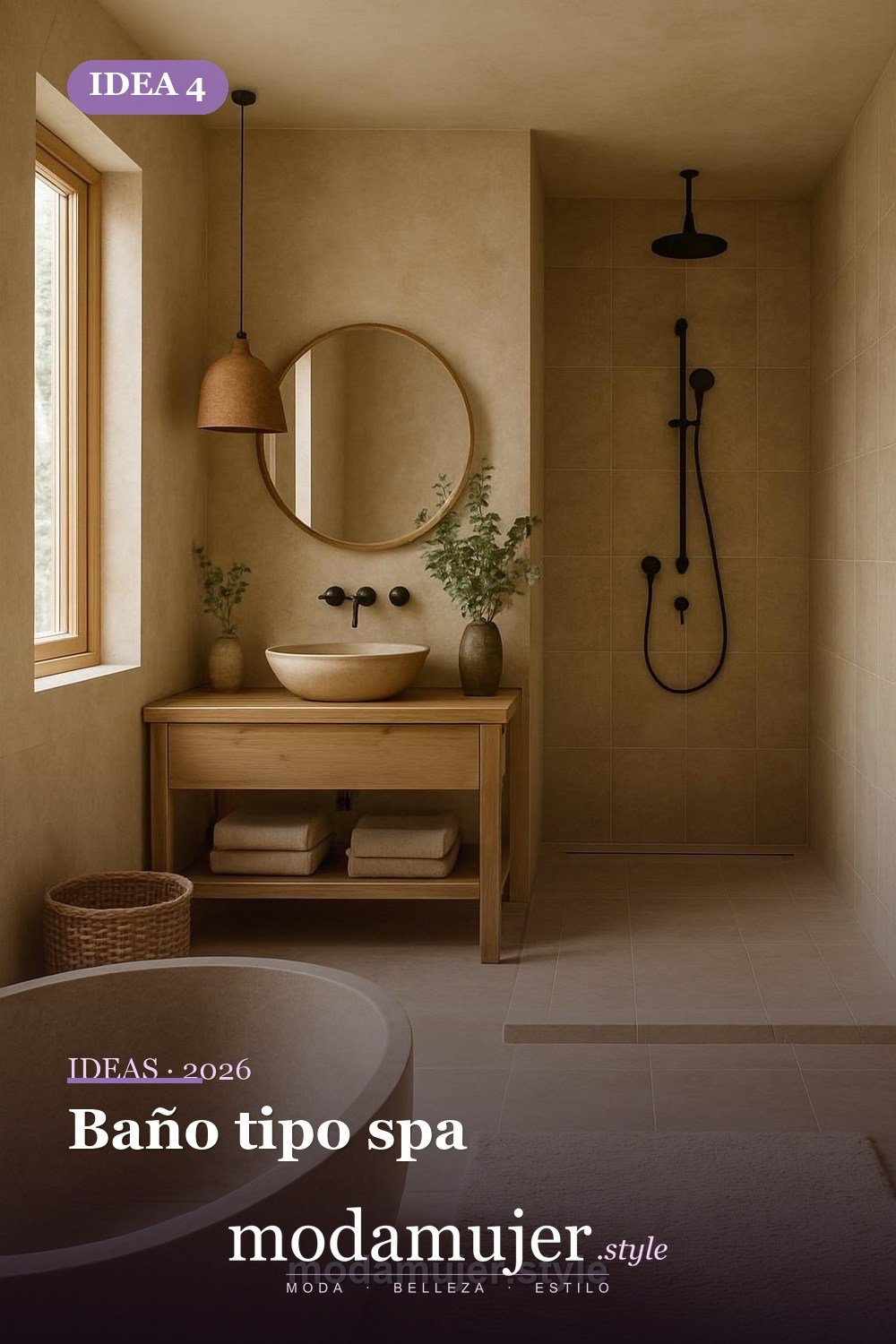 Baño tipo spa — 30 ideas de decoración para el hogar en 2026