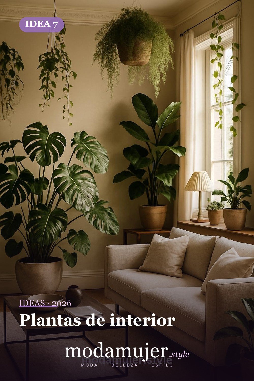 Plantas de interior — 30 ideas de decoración para el hogar en 2026