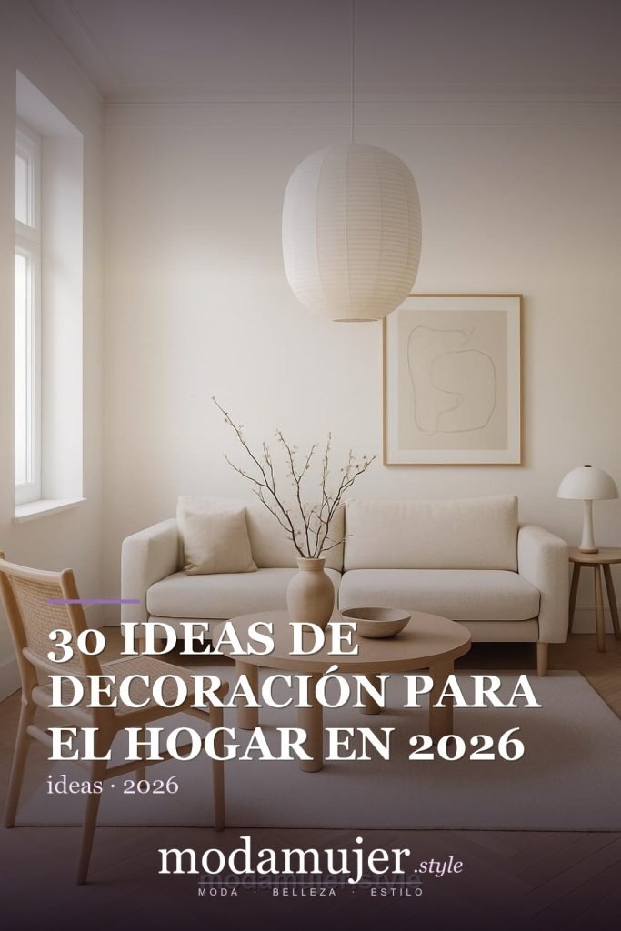 30 ideas de decoración para el hogar en 2026 - ModaMujer