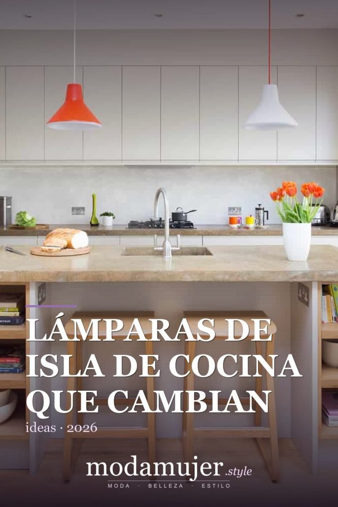 Lámparas de isla de cocina que cambian completamente su decoración - ModaMujer