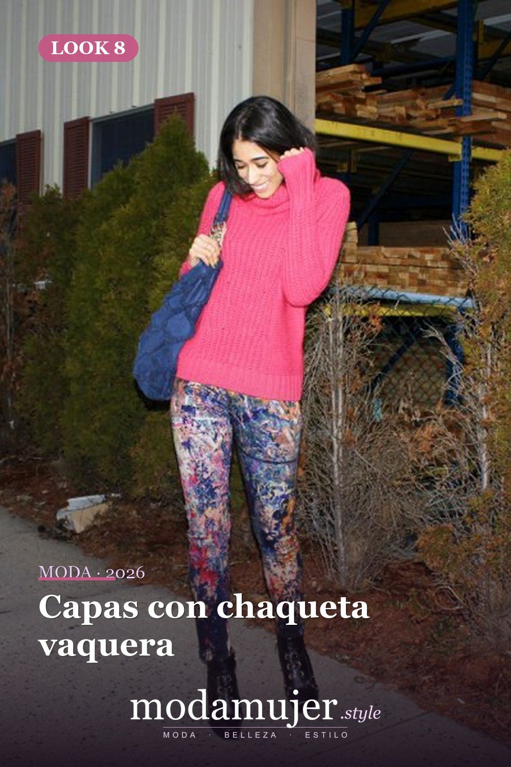 Capas con chaqueta vaquera — Las mejores ideas de atuendos con jeans de salpicaduras de pintura Capas con chaqueta vaquera — Las mejores ideas de atuendos con jeans de salpicaduras de pintura