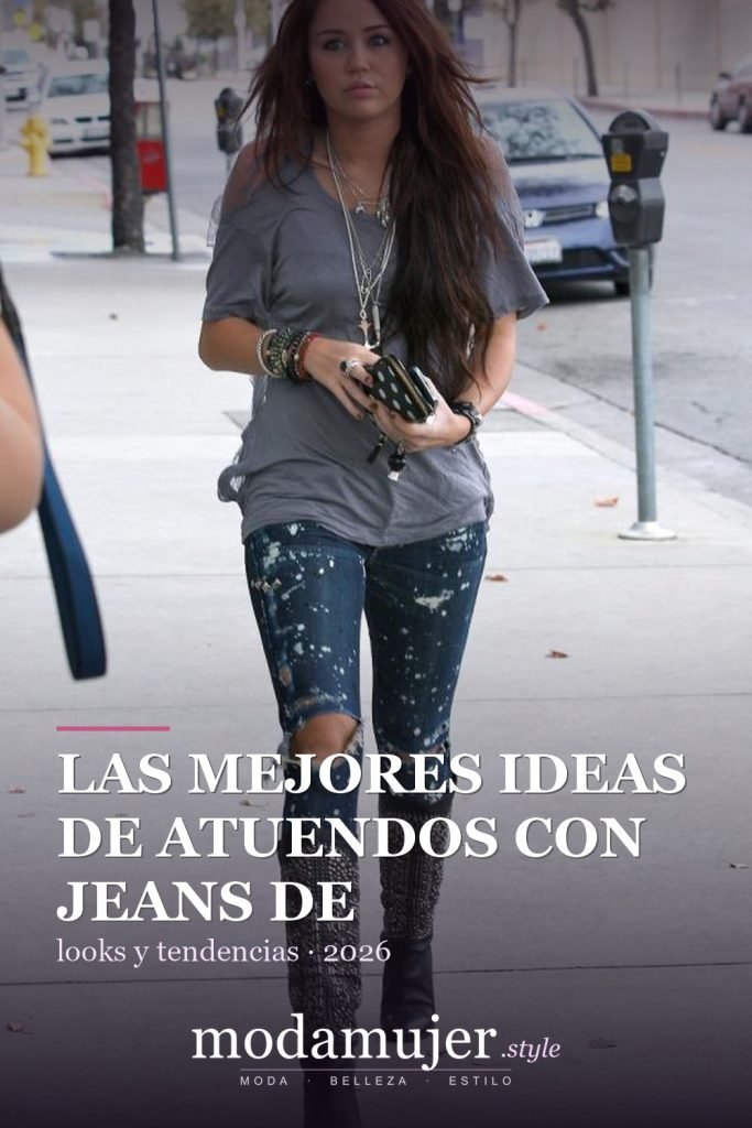 Las mejores ideas de atuendos con jeans de salpicaduras de pintura - ModaMujer