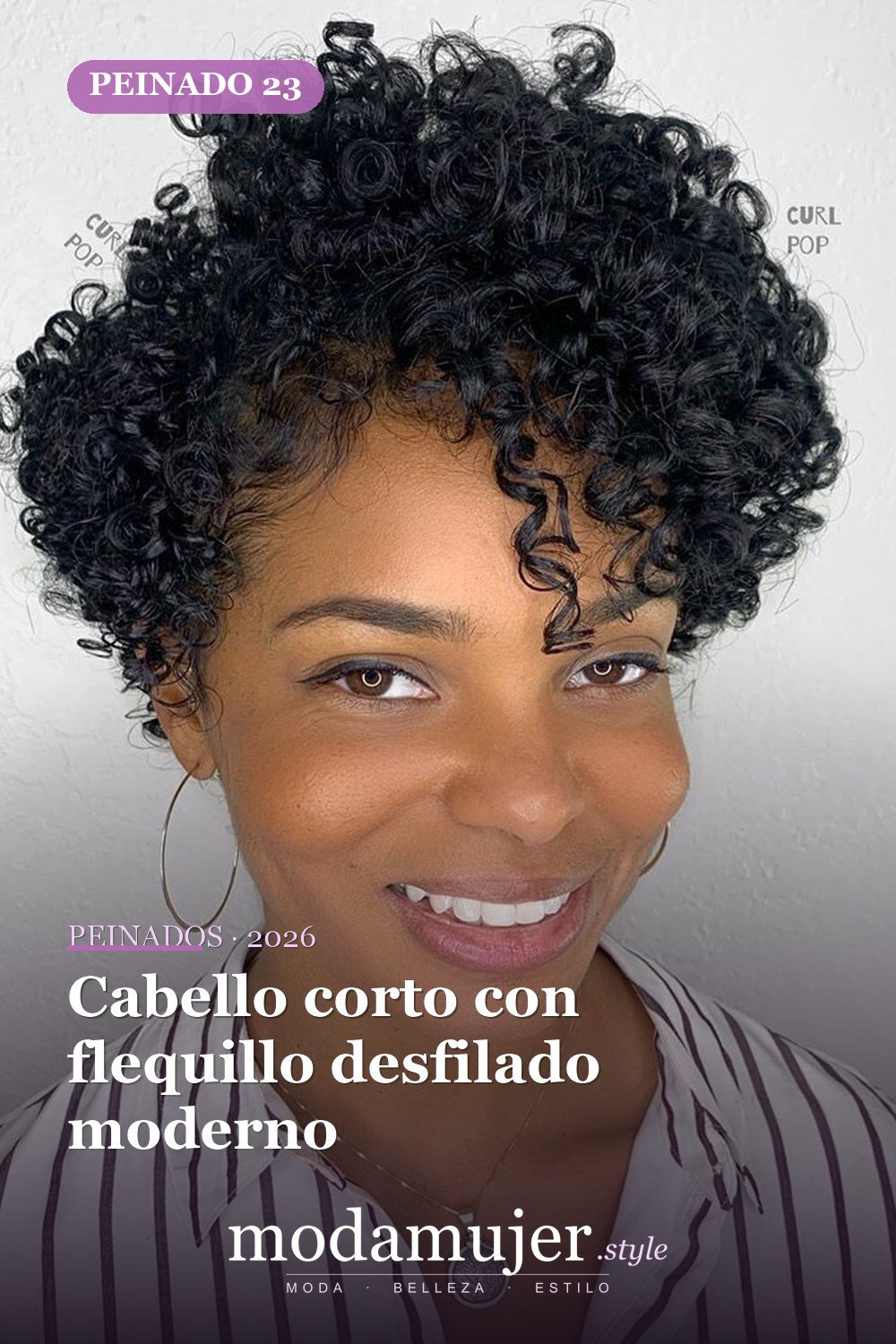 Cabello corto con flequillo desfilado moderno — Las 30 ideas más modernas de cabello corto con flequillo para 2026