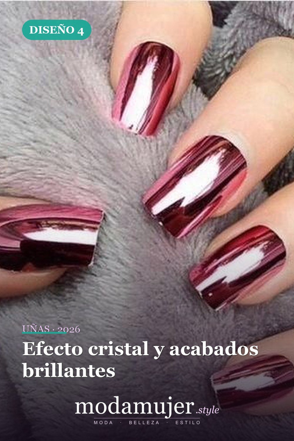 Efecto cristal y acabados brillantes — Las 7 tendencias de uñas más grandes del verano