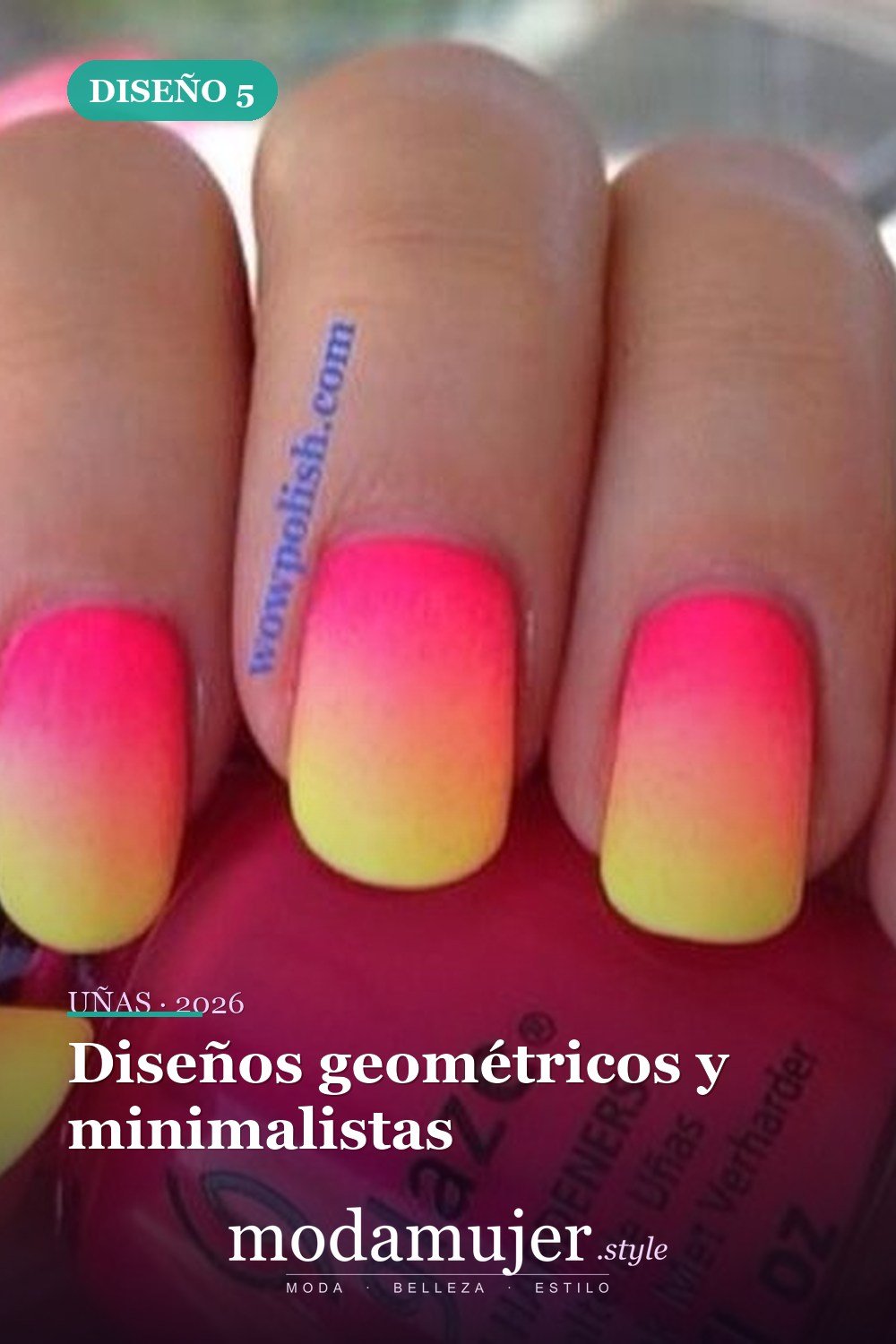 Diseños geométricos y minimalistas — Las 7 tendencias de uñas más grandes del verano