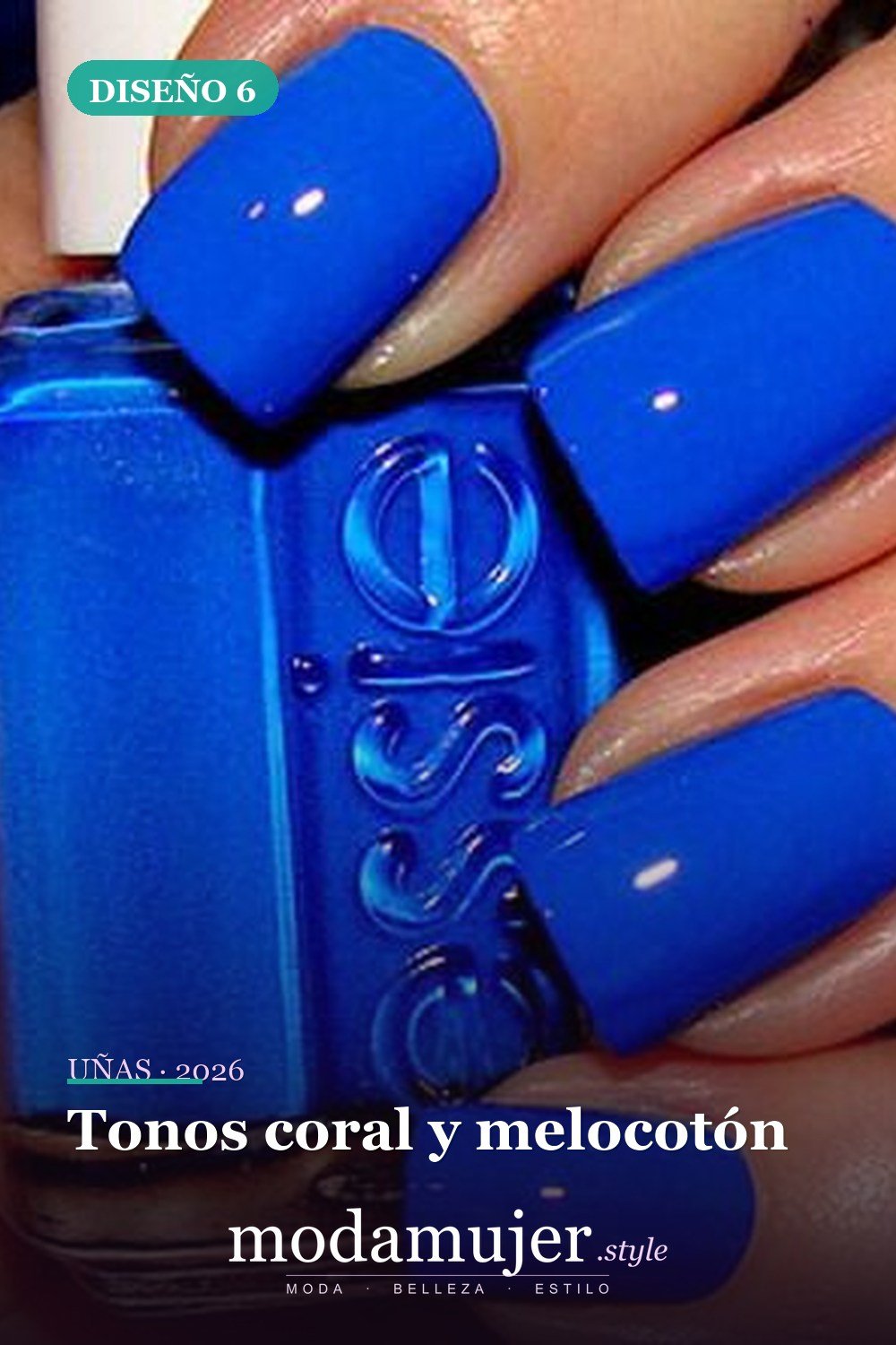 Tonos coral y melocotón — Las 7 tendencias de uñas más grandes del verano