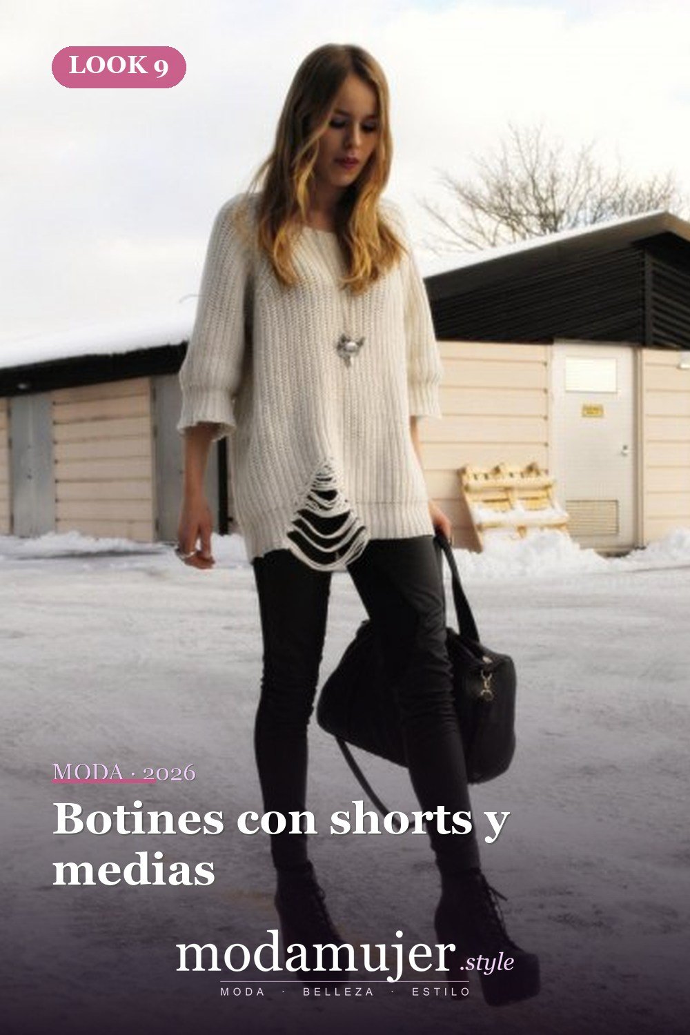 Botines con shorts y medias — Cómo usar tacones de botín: las mejores 13 ideas únicas y geniales para mujeres