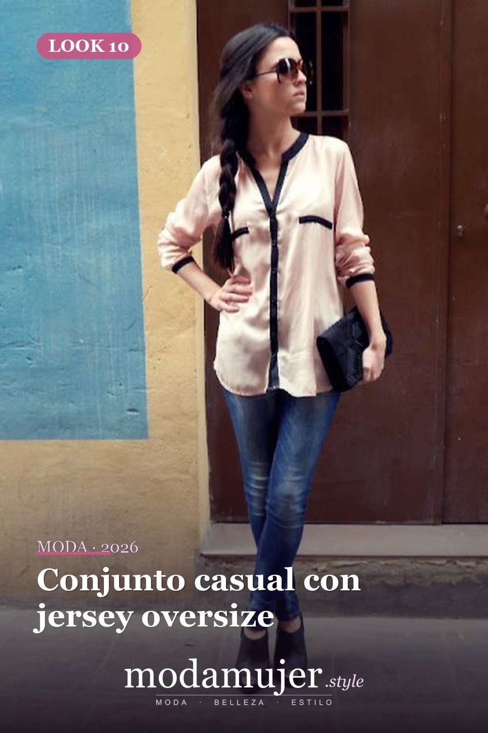 Conjunto casual con jersey oversize — Cómo usar tacones de botín: las mejores 13 ideas únicas y geniales para mujeres