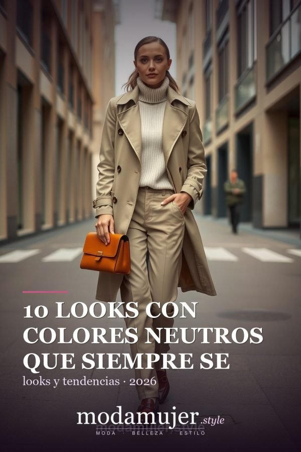 10 Looks con Colores Neutros que Siempre se Ven Elegantes