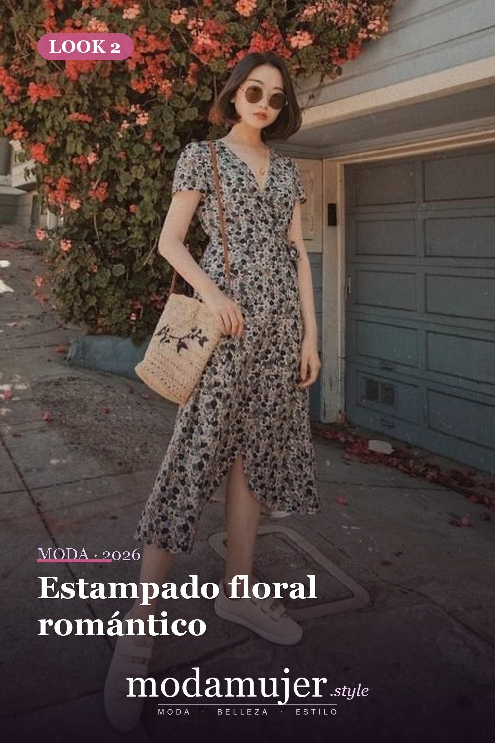 Estampado floral romántico — Looks con vestido para el verano: ideas para estar frescas y guapas