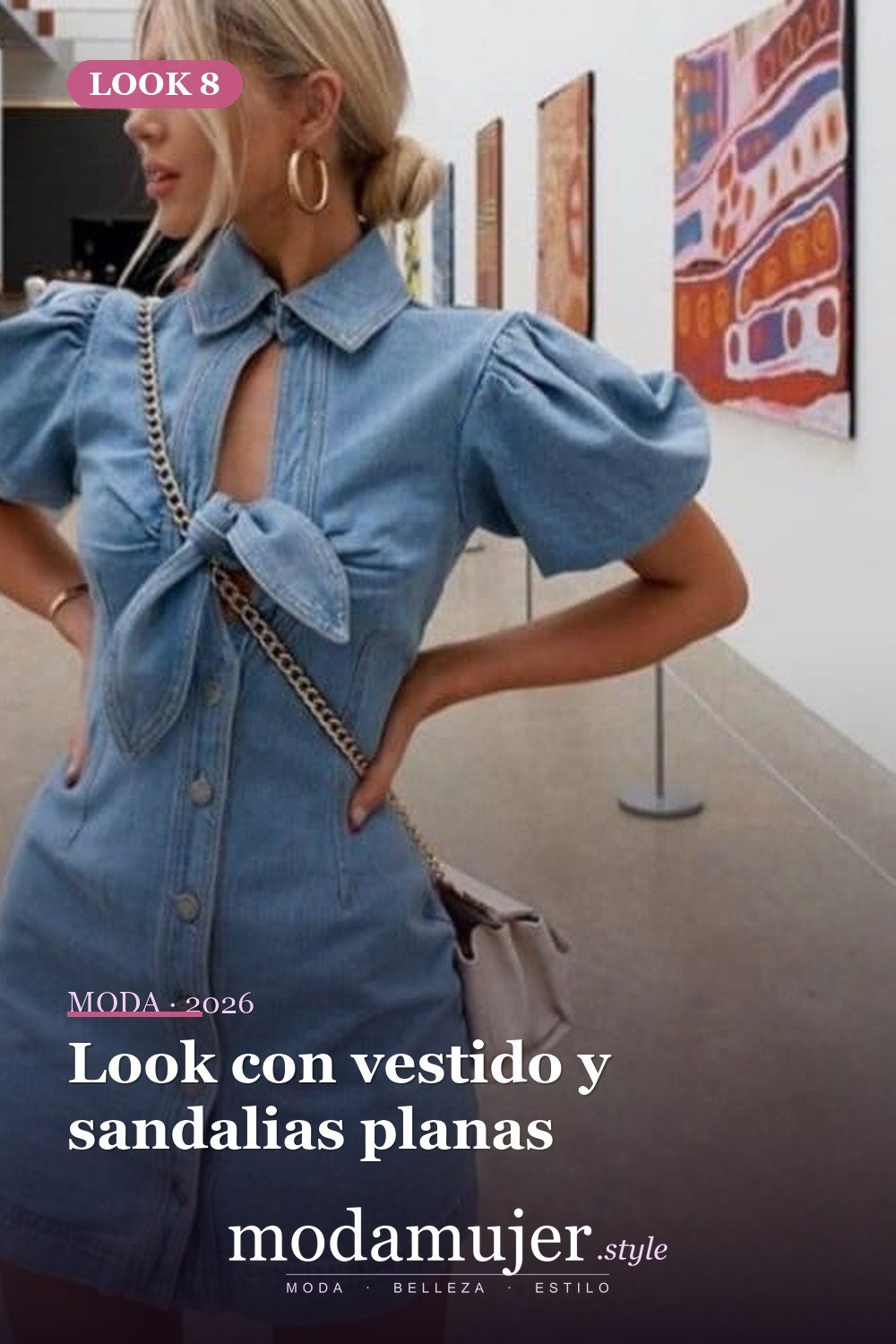 Look con vestido y sandalias planas — Looks con vestido para el verano: ideas para estar frescas y guapas