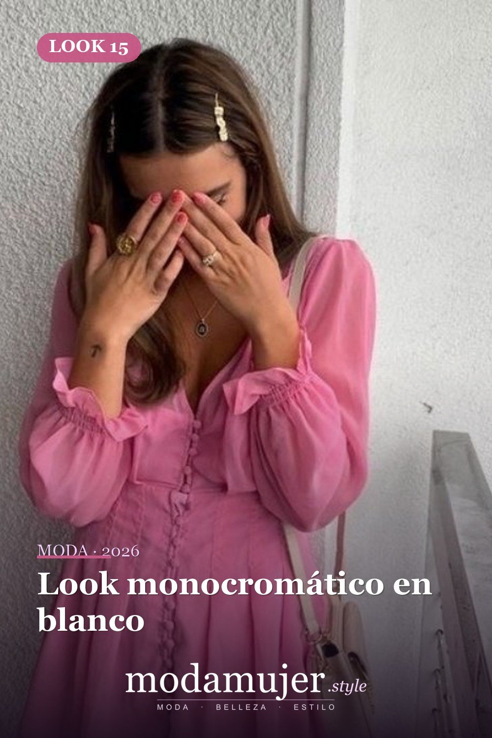 Look monocromático en blanco — Looks con vestido para el verano: ideas para estar frescas y guapas