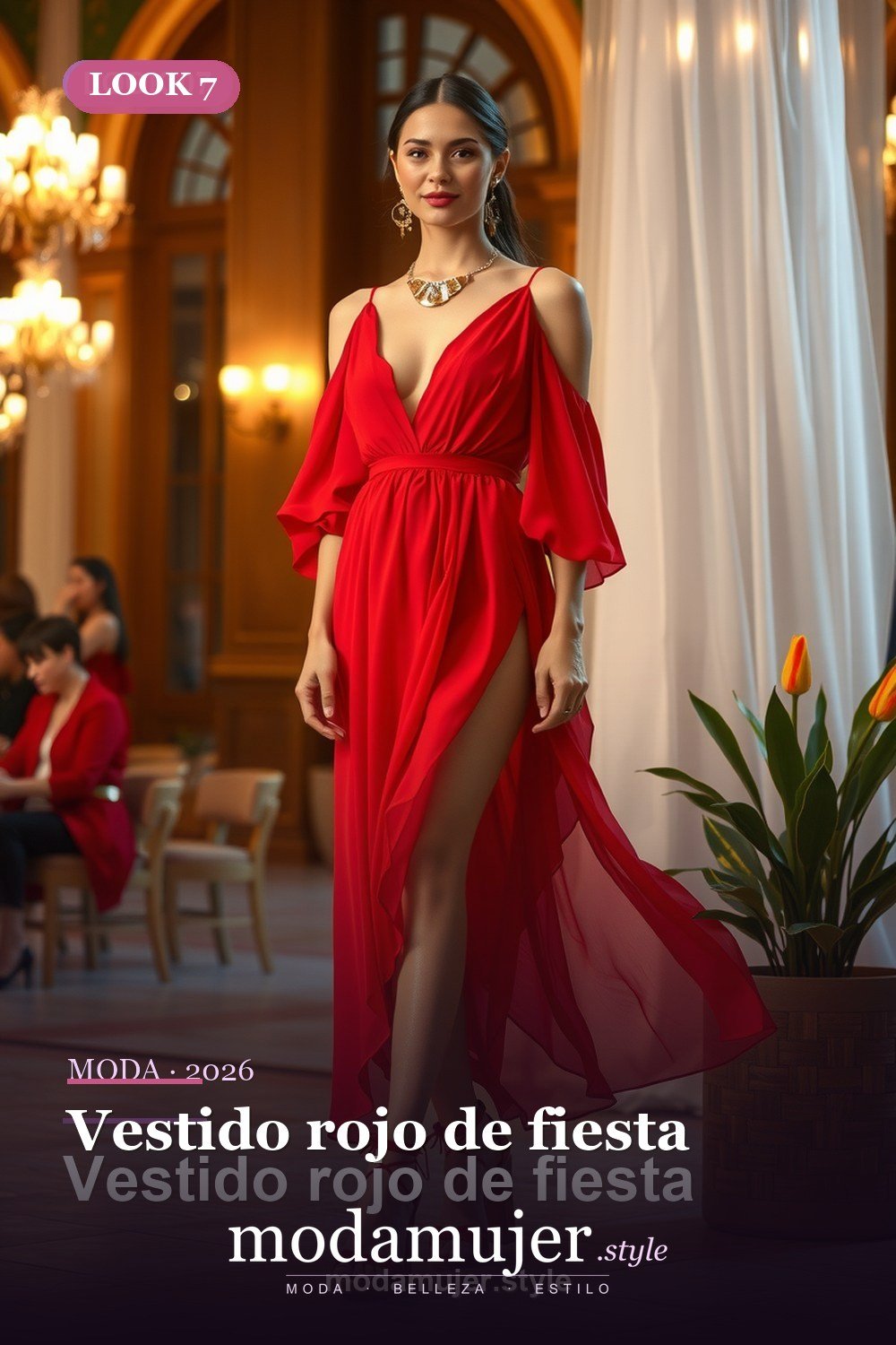 Vestido rojo de fiesta — 30 looks de fiesta para mujer en 2026: ideas para eventos y noche