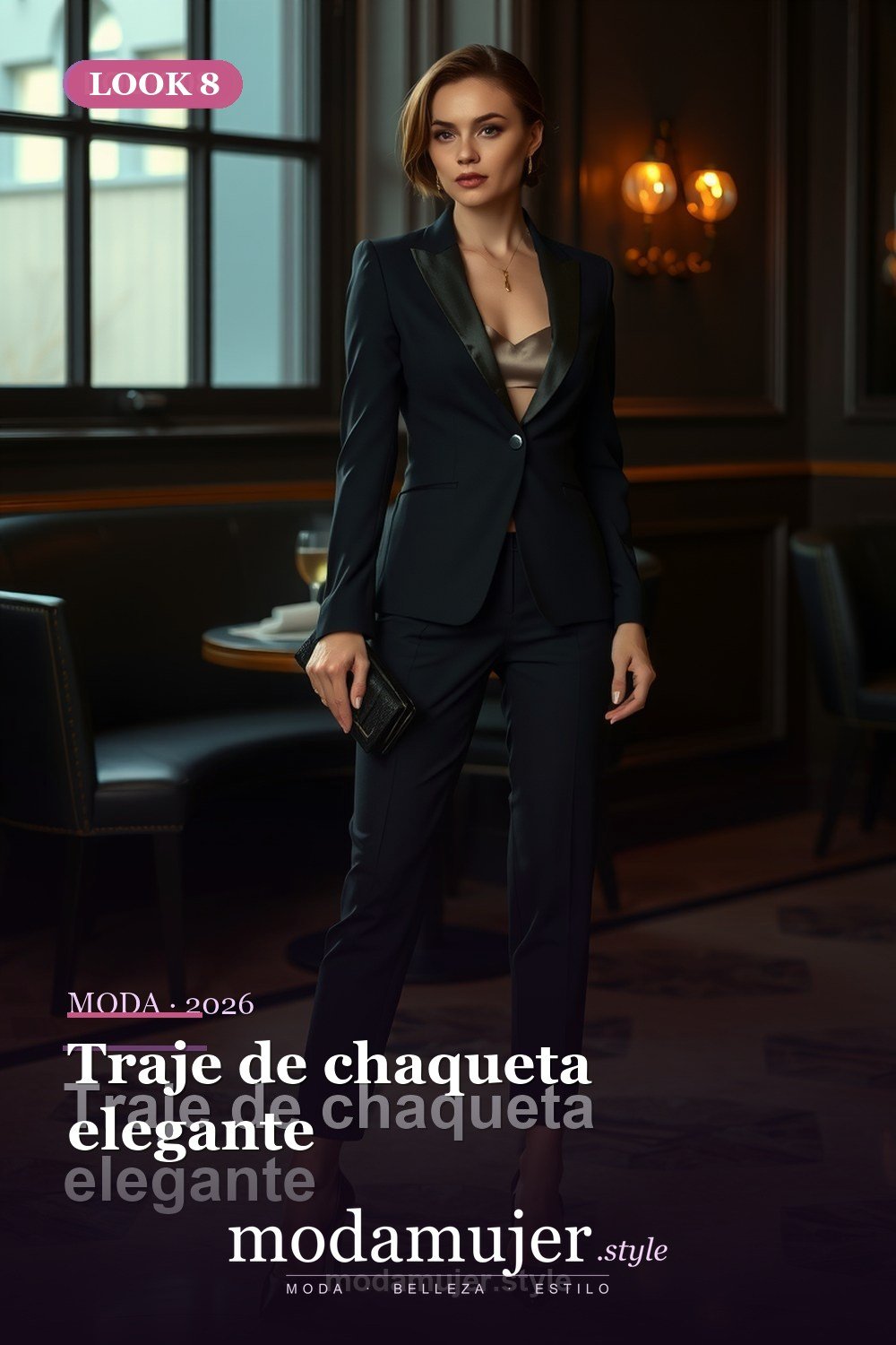 Traje de chaqueta elegante — 30 looks de fiesta para mujer en 2026: ideas para eventos y noche