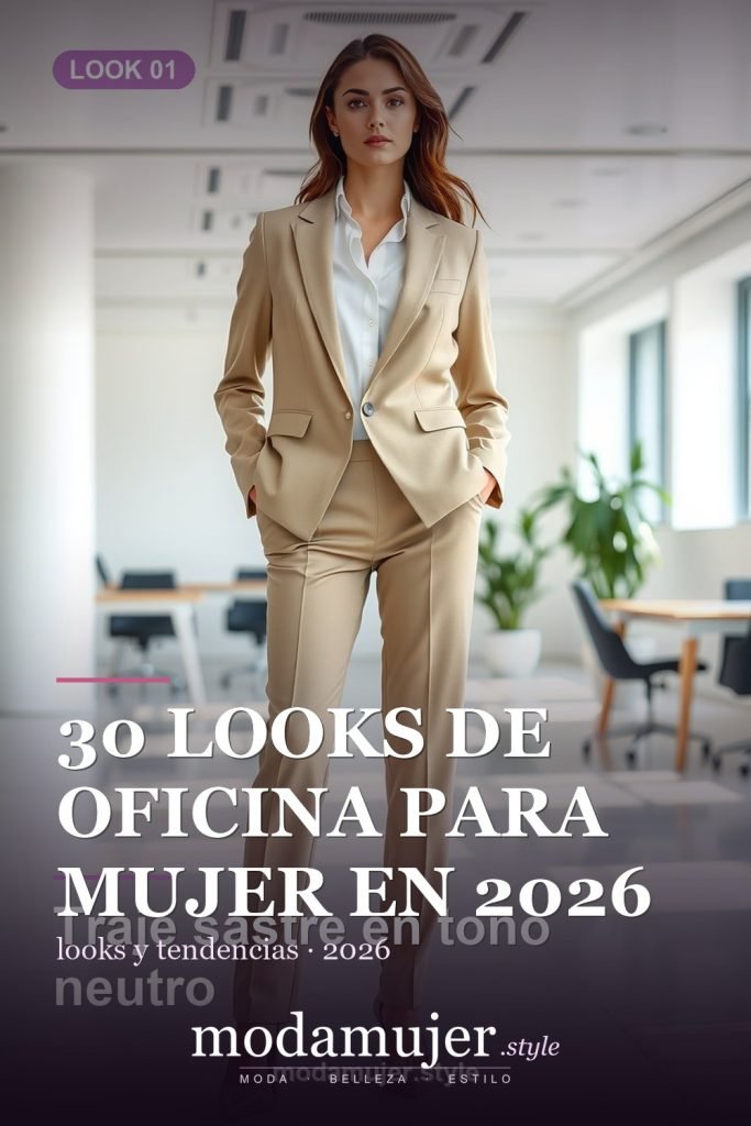 30 looks de oficina para mujer en 2026: ideas elegantes para trabajar - ModaMujer
