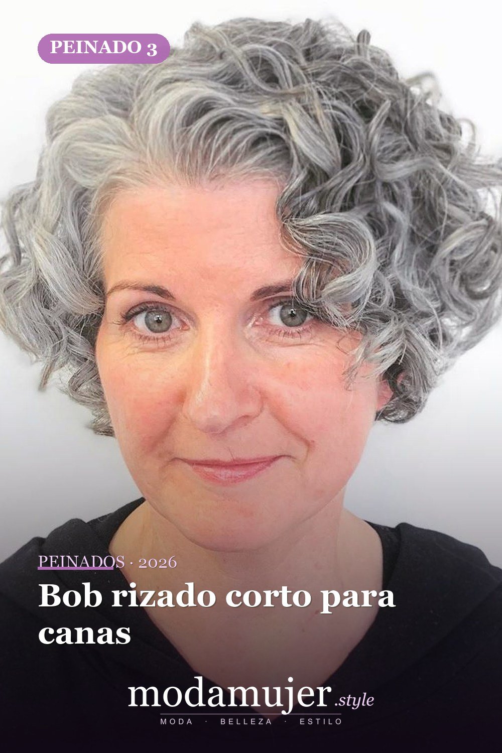 Bob rizado corto para canas — Los 47 mejores cortes de pelo bob para 2026