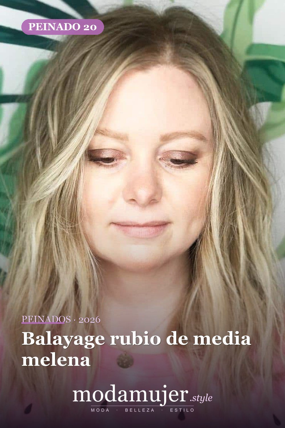 Balayage rubio de media melena — Los 50 mejores cortes de pelo para caras cuadradas que definitivamente funcionan