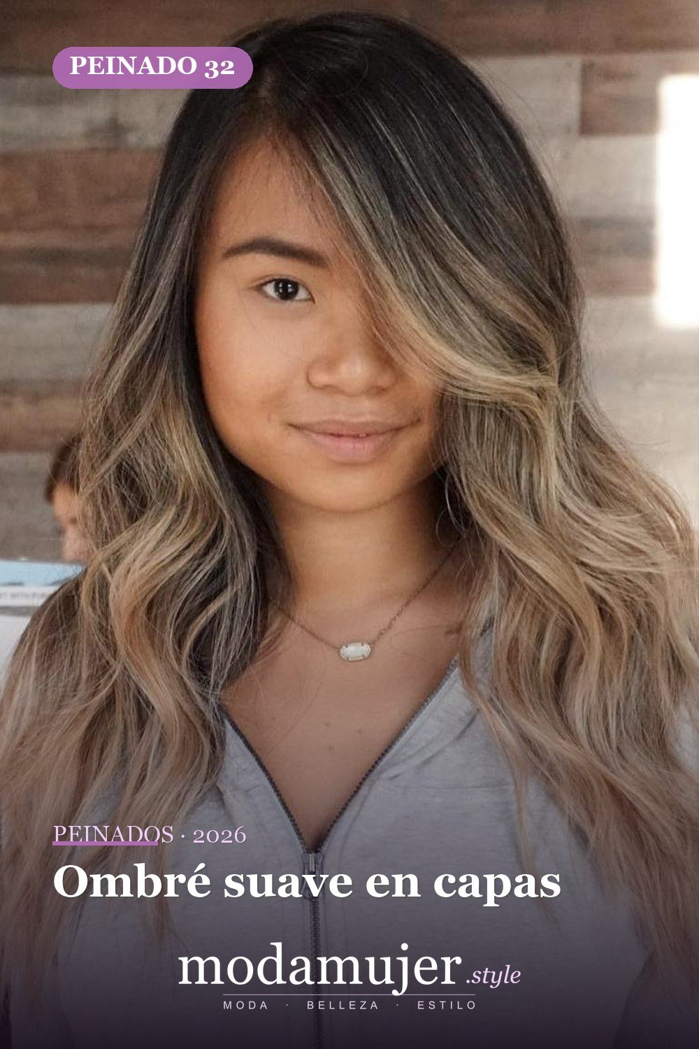 Ombré suave en capas — Los 50 mejores cortes de pelo para caras cuadradas que definitivamente funcionan