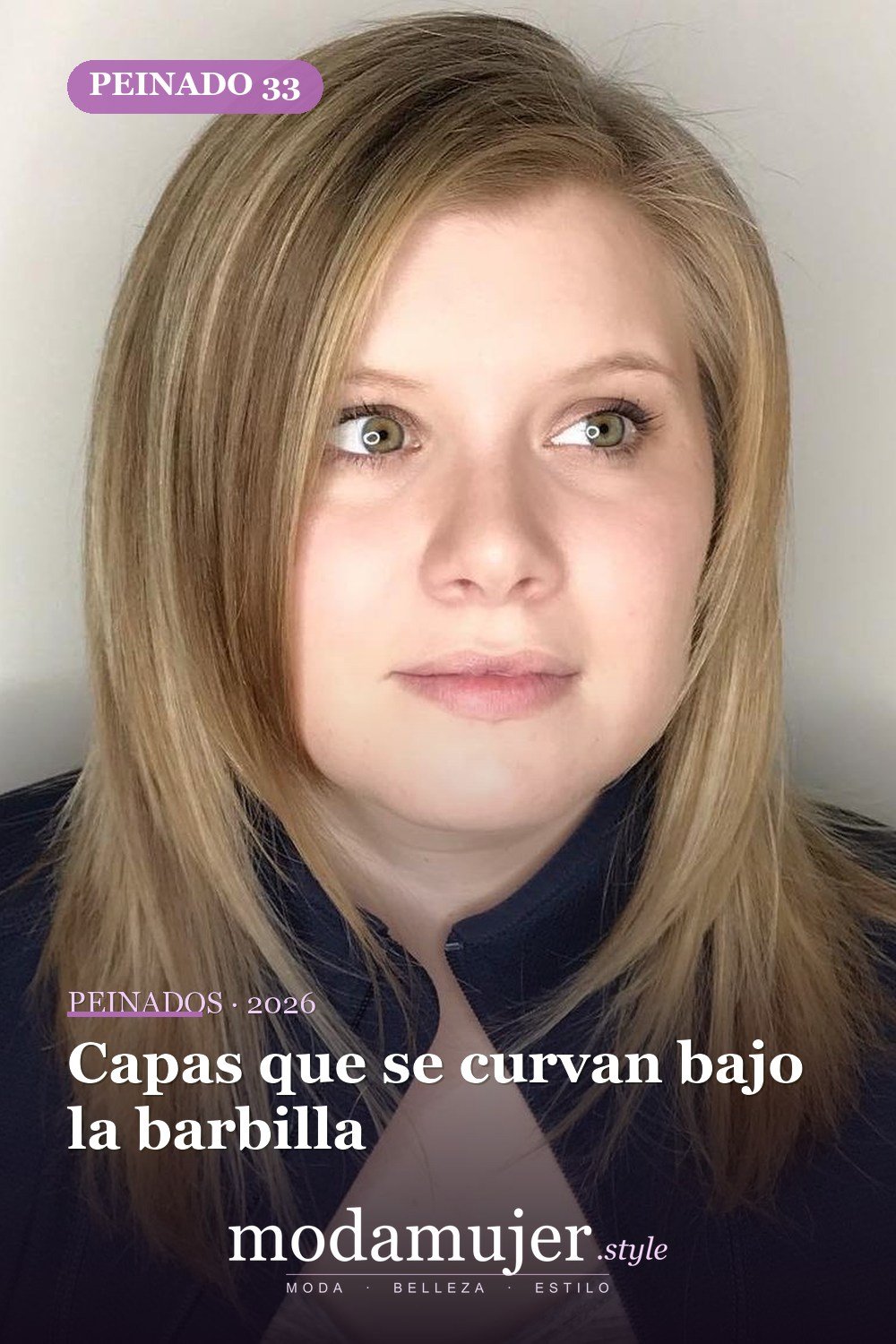 Capas que se curvan bajo la barbilla — Los 50 mejores cortes de pelo para caras cuadradas que definitivamente funcionan