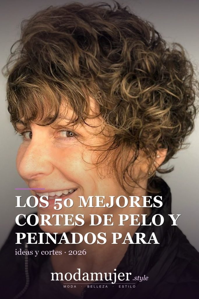 Los 50 mejores cortes de pelo y peinados para cabello corto y rizado en 2026 - ModaMujer