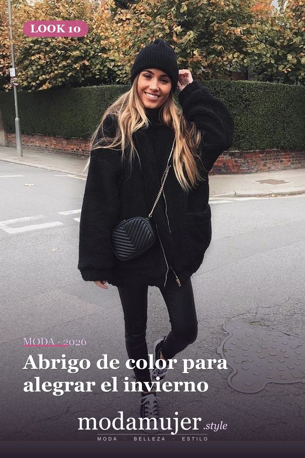 Abrigo de color para alegrar el invierno — Más de 21 ideas de trajes de invierno para mujeres casuales y sexys