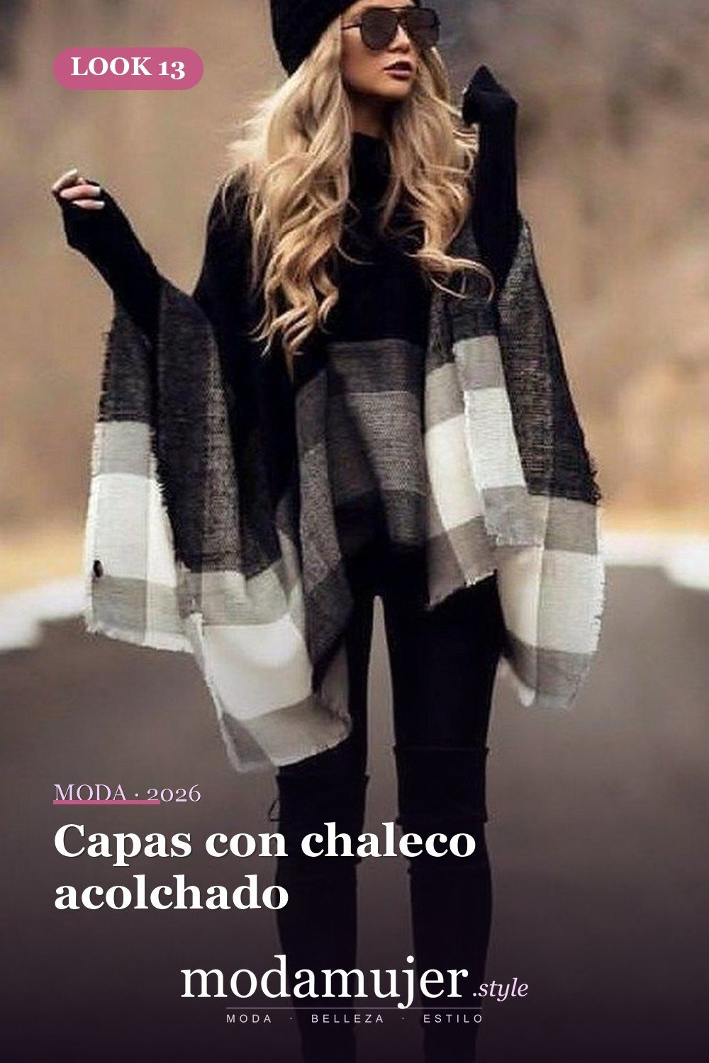 Capas con chaleco acolchado — Más de 21 ideas de trajes de invierno para mujeres casuales y sexys