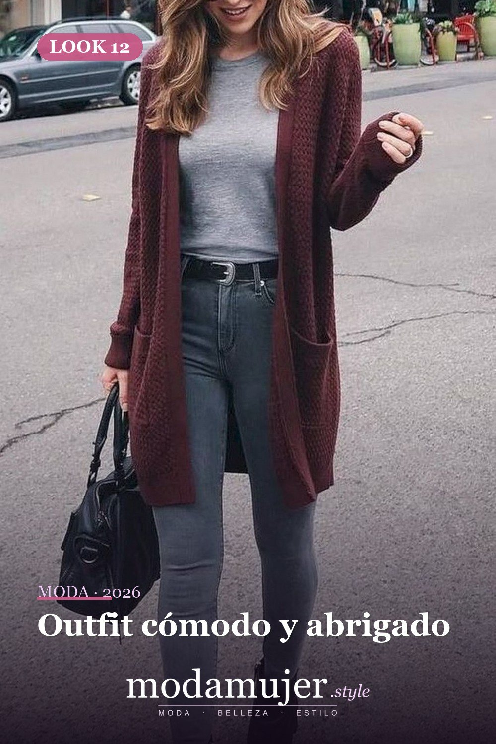 Outfit cómodo y abrigado — Más de 29 ideas de outfits básicos de invierno que toda mujer debe conocer