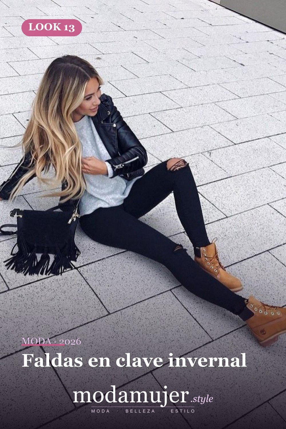 Faldas en clave invernal — Más de 29 ideas de outfits básicos de invierno que toda mujer debe conocer