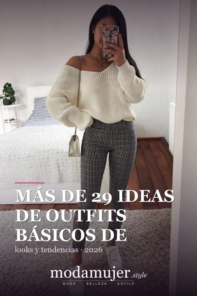 Más de 29 ideas de outfits básicos de invierno que toda mujer debe conocer - ModaMujer