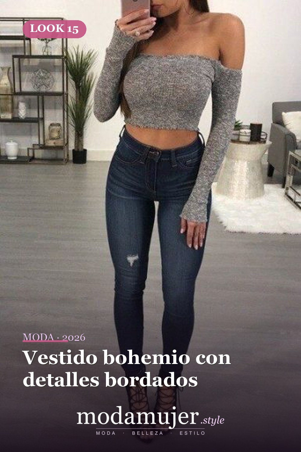 Vestido bohemio con detalles bordados — Más de 30 ideas de trajes de verano para mujer en 2026