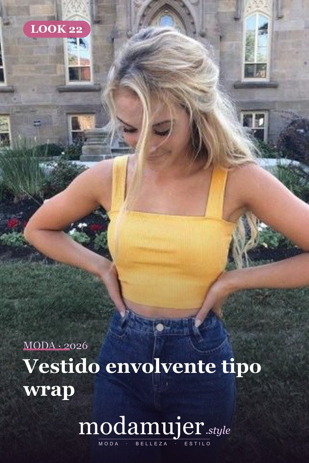 Vestido envolvente tipo wrap — Más de 30 ideas de trajes de verano para mujer en 2026